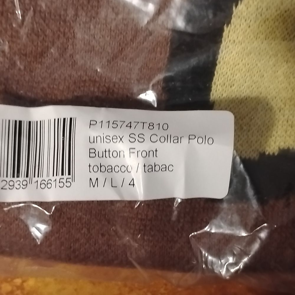 Wesc Tobacco and Yellow Polo Shirt - Picture 2 of 3